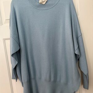 Fantastic Fawn Light Blue Crew Neck Sweater